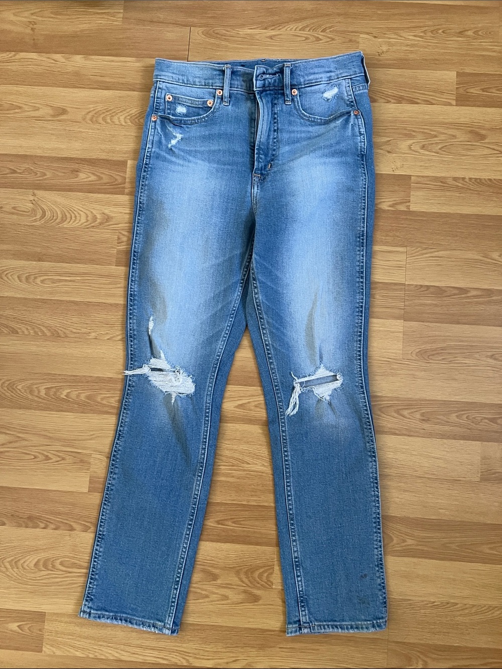 GAP Women's Vintage, Slim, High-rise Distressed Jeans
